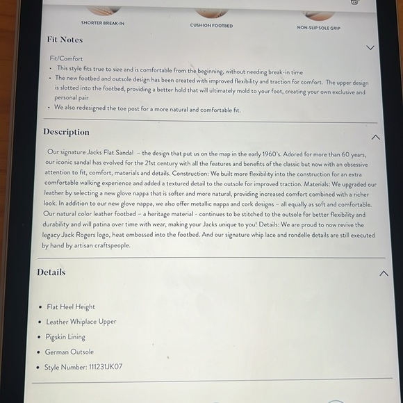 Jacks flat sandals - Picture 5 of 6